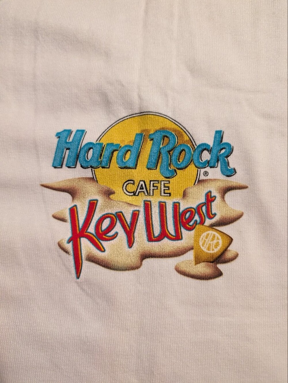 Hard Rock Cafe Key West White Logo Tee